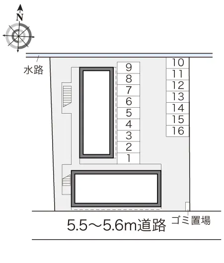 ★手数料０円★別府市上原町　月極駐車場（LP）
